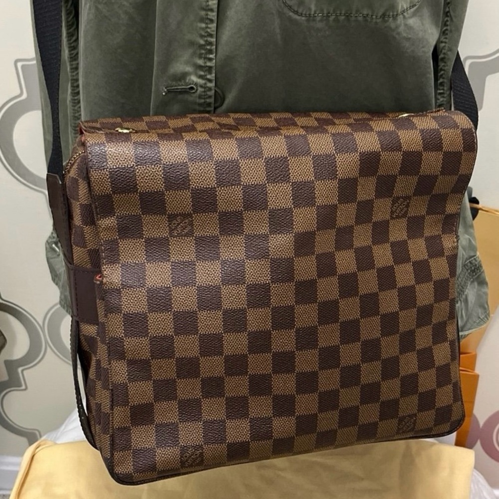 Louis Vuitton Brown Naviglio Damier Canvas Crossbody Bag